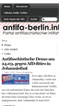 Mobile Screenshot of antifa-berlin.info
